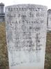 Headstone for Abraham Welty