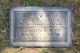 Headstone for Alfaretta Strahorn and Waldo Scott