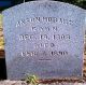 Headstone for Anson Hobart
