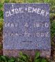 Headstone for Clyde Emery Limbocker
