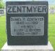 Headstone for Daniel Zentmyer