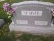Headstone for Edgar and Treva Evitts St. Myers