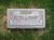 Headstone for Ethel Zentmyer Barry