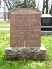 Headstone for Ezra and Anna LeGate Powers, Elsie Powers Fischer, Bernice Powers, and Russell Powers.