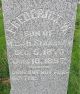 Headstone of Frederick Strahorn