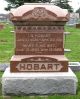 Headstone for Isaac and Mary Duffy Hobart