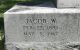 Headstone for Jacob Washington Wackerlin