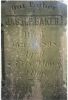 Headstone of James Hiram Peter Baker