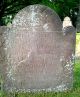 Headstone for the Rev. Jeremiah Hobart
