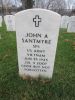 Headstone for John Santmyre
