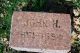 Headstone for John H. West