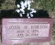 Headstone for Josie May Robison