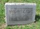 Headstone for Margaret Zentmyer Stine