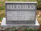 Headstone for Milton, Anna Lacklen, and Lola Strahorn