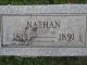 Headstone of Nathan Gates