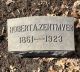 Headstone for Robert Anderson Zentmyer