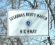Highway sign honoring Susannah North Martin