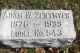 Headstone for Adam Wallace Zentmeyer